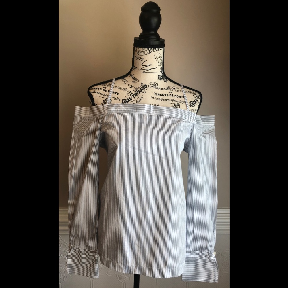Ann Taylor Loft Off the Shoulder Top Size Medium